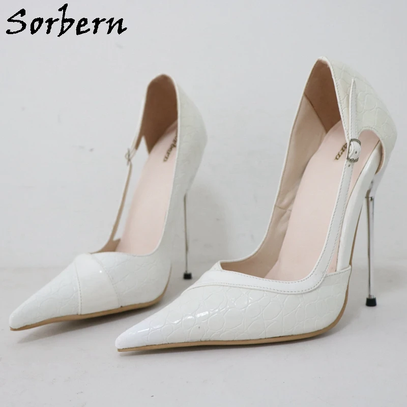 Sorbern Women High Heels Pumps Snake Shoes Designer Crossdresser 14cm High Heels Pump Pointed Toe Metal Stilettos Hollow Side
Sorbern Women High Heels Pumps Snake Shoes Designer Crossdresser 14cm High Heels Pump Pointed Toe Metal Stilettos Hollow Side