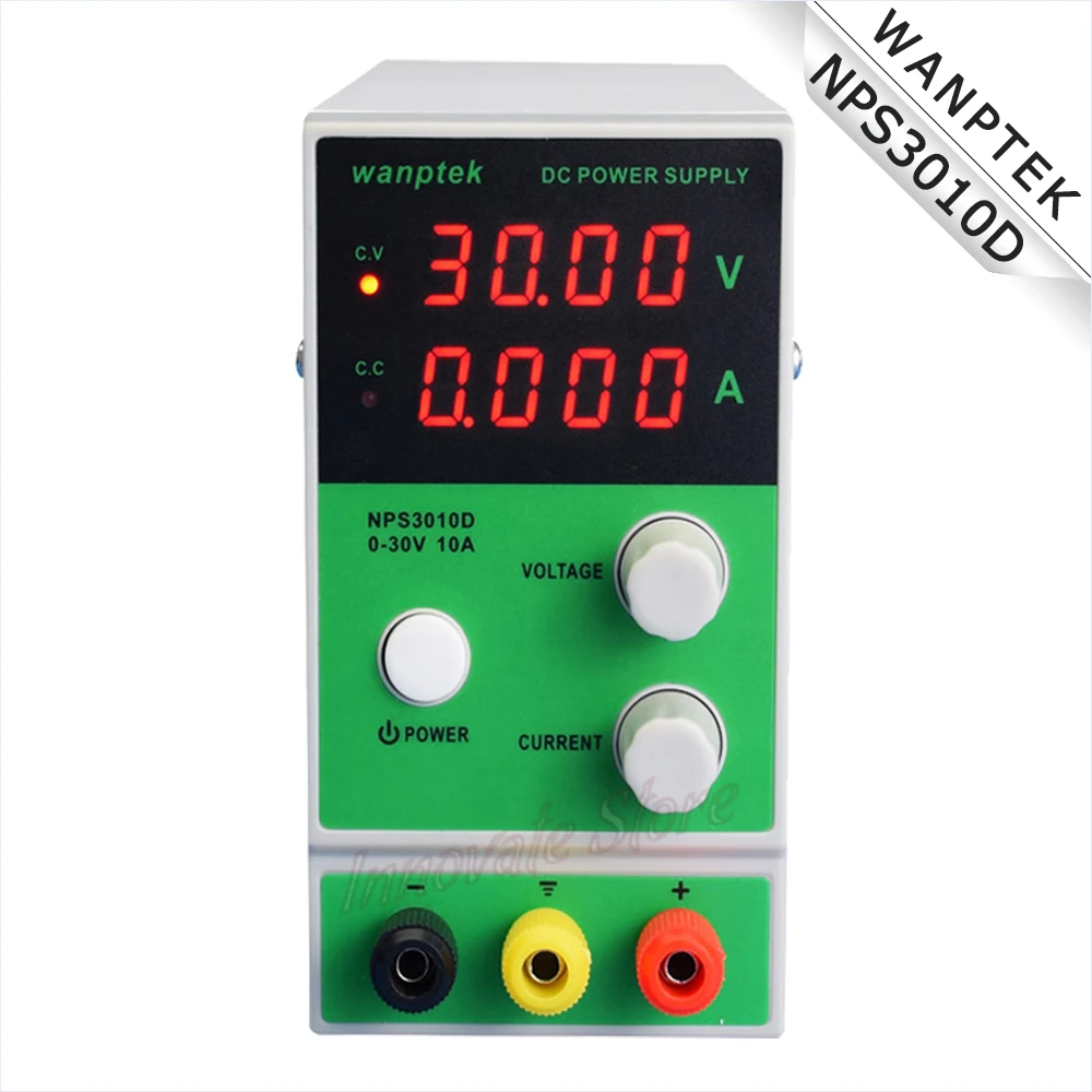 Регулируемый мини-источник питания постоянного тока Wanptek NPS3010D 30V10A, лабораторный источник питания для обслуживания телефона и компьютера
Регулируемый мини-источник питания постоянного тока Wanptek NPS3010D 30V10A, лабораторный источник питания для обслуживания телефона и компьютера