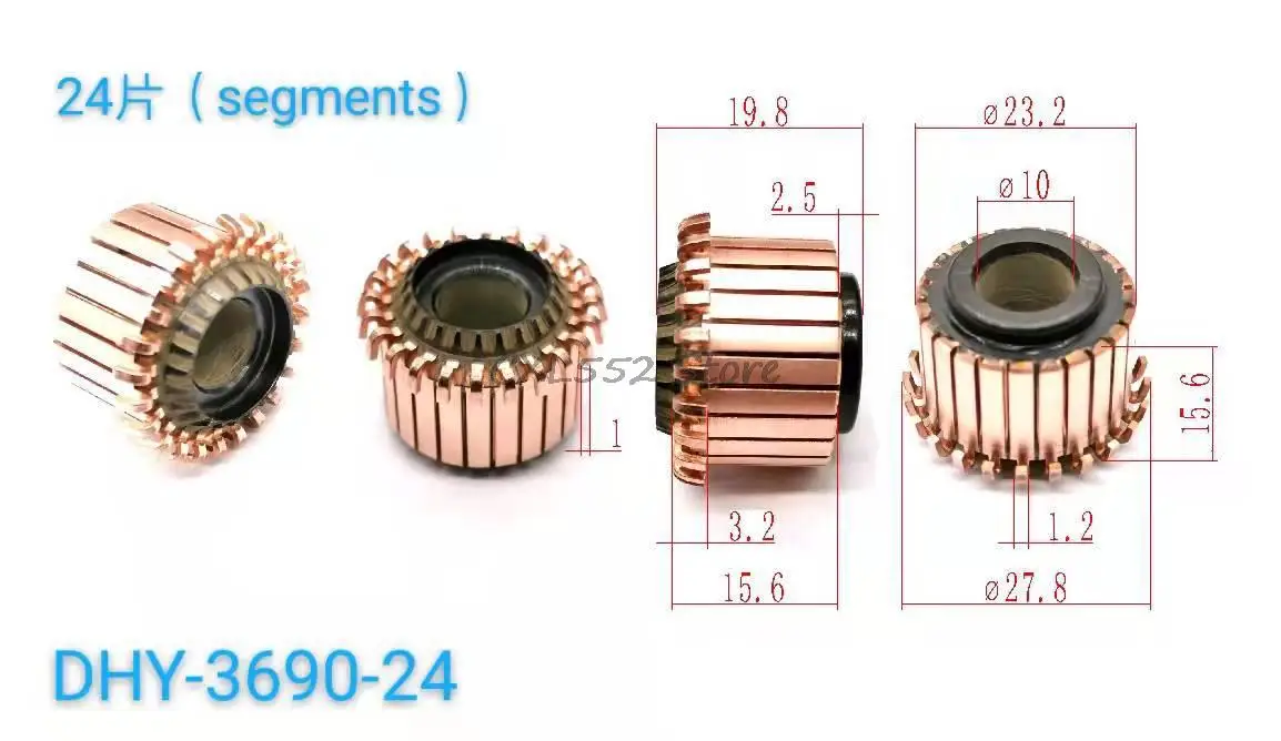 5 шт., 10x15,6 (18,9) x мм, 24P 
5 шт., 10x15,6 (18,9) x мм, 24P