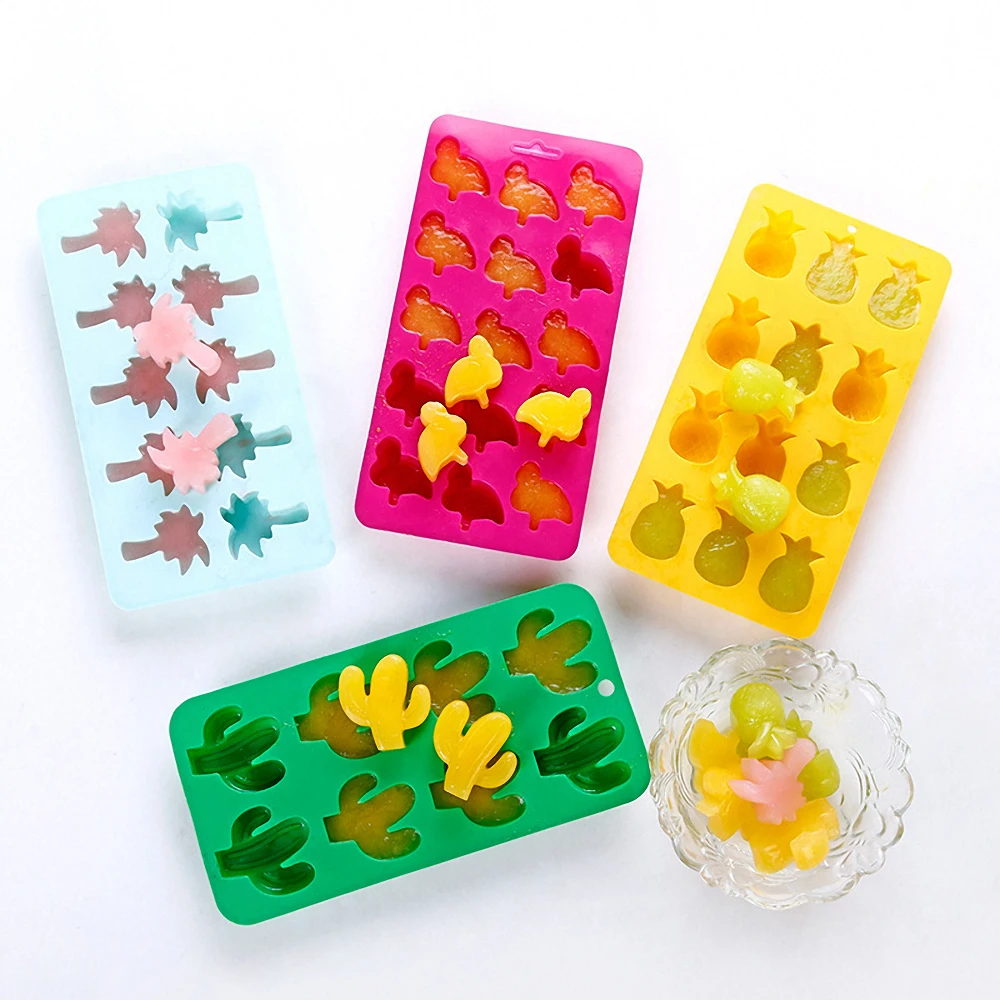 Ice Cream Makers Ice Tray Coconut Tree Cactus Pineapple Cherry Flamingo Shape Silicone Mold DIY Pudding Cake Baking Tools
Ice Cream Makers Ice Tray Coconut Tree Cactus Pineapple Cherry Flamingo Shape Silicone Mold DIY Pudding Cake Baking Tools