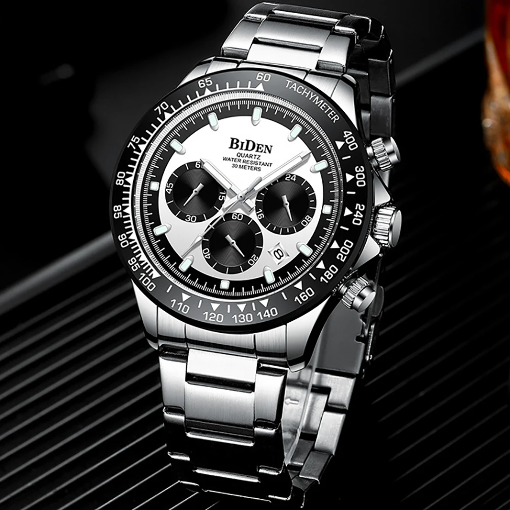 Business Top Mens Watches Multifunction Full Steel Waterproof Sport Watch Chronograph Date Calendar AAA Clock Relogio Masculino
Business Top Mens Watches Multifunction Full Steel Waterproof Sport Watch Chronograph Date Calendar AAA Clock Relogio Masculino