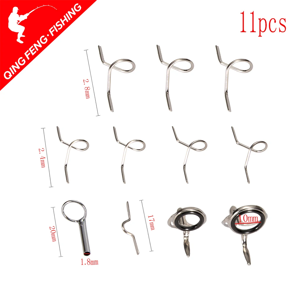 Fly Rod Repair Guide Set 11pcs/box 8FT & 9FT &10FT &11FT 2wt /3wt/4wt/5wt/6wt/7wt/8wt/9wt/10wt -- fly rod 
Fly Rod Repair Guide Set 11pcs/box 8FT & 9FT &10FT &11FT 2wt /3wt/4wt/5wt/6wt/7wt/8wt/9wt/10wt -- fly rod
