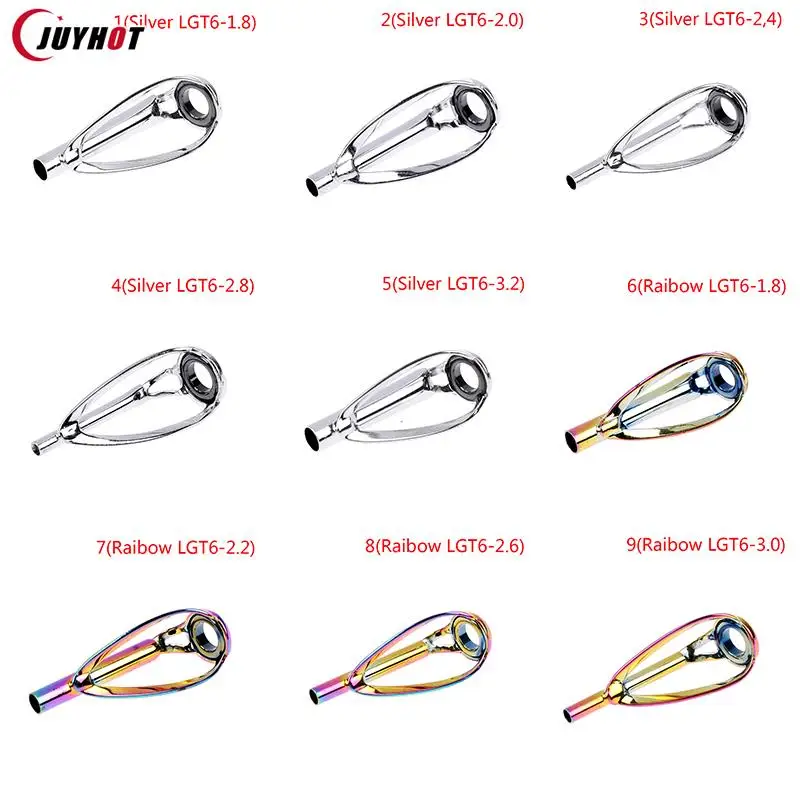 Fishing Rod Top Guides Free of Tangle Top Tips Repair Kit DIY Rod Building Eye Rings Guias de pesca Rod canne a peche guides
Fishing Rod Top Guides Free of Tangle Top Tips Repair Kit DIY Rod Building Eye Rings Guias de pesca Rod canne a peche guides