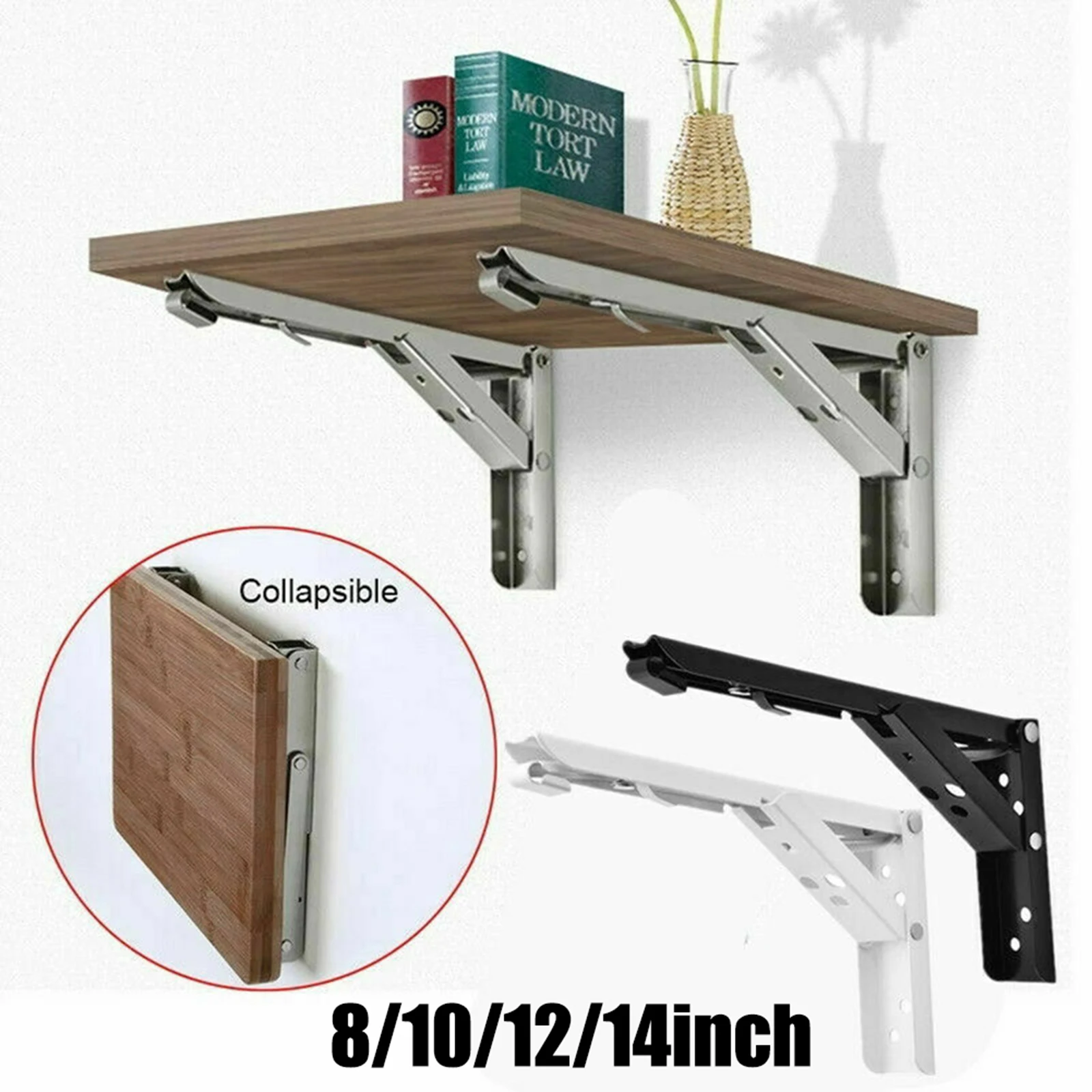 2pcs 8-14inch Triangle Folding Angle Bracket Heavy Support Adjustable Wall Mounted Table Shelf Bracket Furniture Hardware
2pcs 8-14inch Triangle Folding Angle Bracket Heavy Support Adjustable Wall Mounted Table Shelf Bracket Furniture Hardware