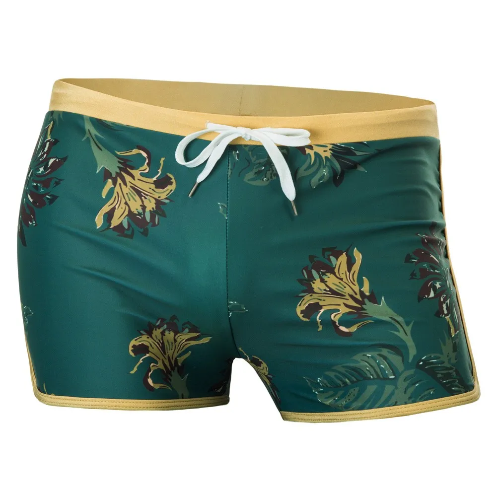 PJ Men Swim Briefs Tropical Pattern Drawstring Waist Swimwear Breathable Swimsuits Man Swim Trunks Maillot De Bain A30
PJ Men Swim Briefs Tropical Pattern Drawstring Waist Swimwear Breathable Swimsuits Man Swim Trunks Maillot De Bain A30