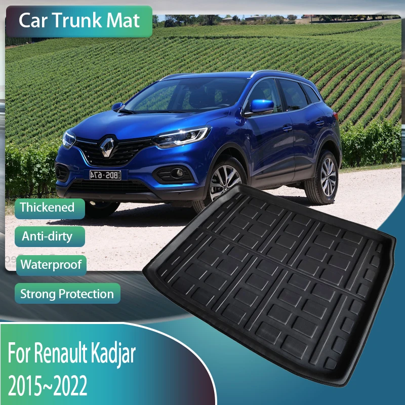 Автомобильный коврик для багажника из ЭВА Renault Kadjar 2015 ~ 2022 водонепроницаемый