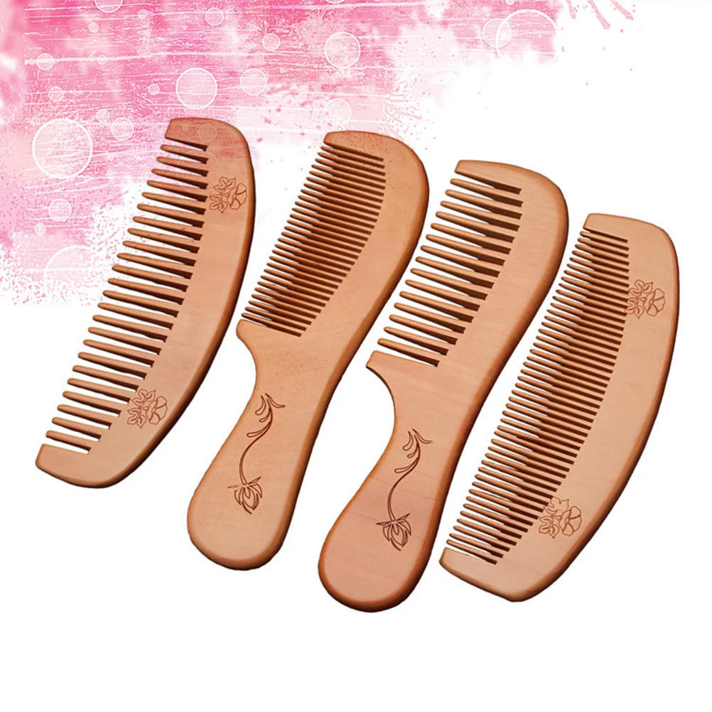 Comb Wood Hair Fine Wooden Peach Pocket Portablehead Equipment Beauty Accessory Salon Kit Detangler Beard Shaped Moon Wide
Comb Wood Hair Fine Wooden Peach Pocket Portablehead Equipment Beauty Accessory Salon Kit Detangler Beard Shaped Moon Wide