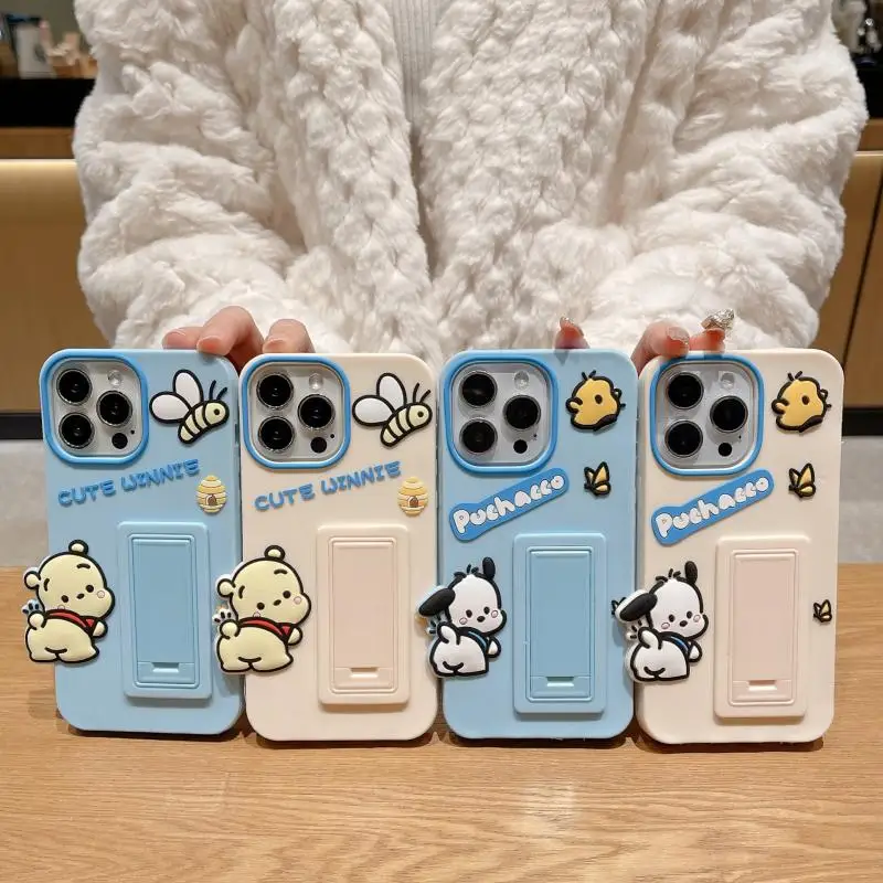 Sanrio Kawaii Pochacco Apple Phone Case for Iphone14/13/12/11 Series Winnie Bear Silicone Soft Shell Full Protective Cover
Sanrio Kawaii Pochacco Apple Phone Case for Iphone14/13/12/11 Series Winnie Bear Silicone Soft Shell Full Protective Cover