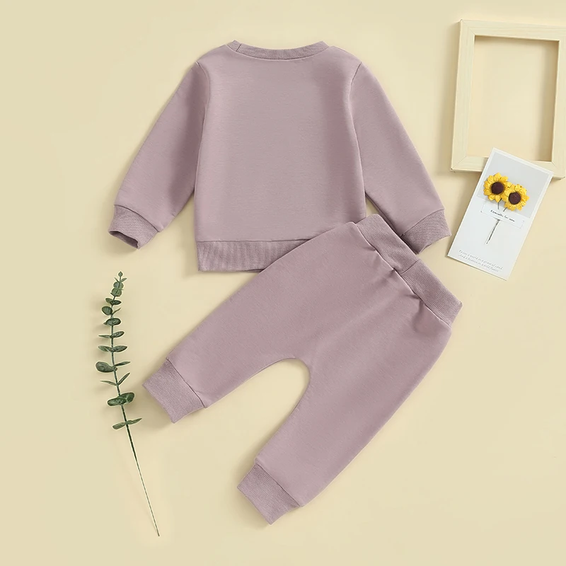 Осенняя одежда для маленьких девочек и мальчиков, свитшот с круглым вырезом и штаны для бега, комплект из 2 предметов, зимняя одежда 
Осенняя одежда для маленьких девочек и мальчиков, свитшот с круглым вырезом и штаны для бега, комплект из 2 предметов, зимняя одежда