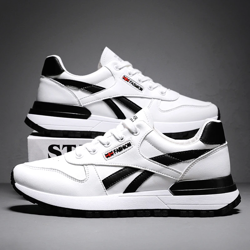 Damyuan New Luxury Leather Men for Casual Sneakers Man Light Tennis Shoes Male Fashion Brand Designer White Leather Sports Shoes 
Damyuan New Luxury Leather Men for Casual Sneakers Man Light Tennis Shoes Male Fashion Brand Designer White Leather Sports Shoes