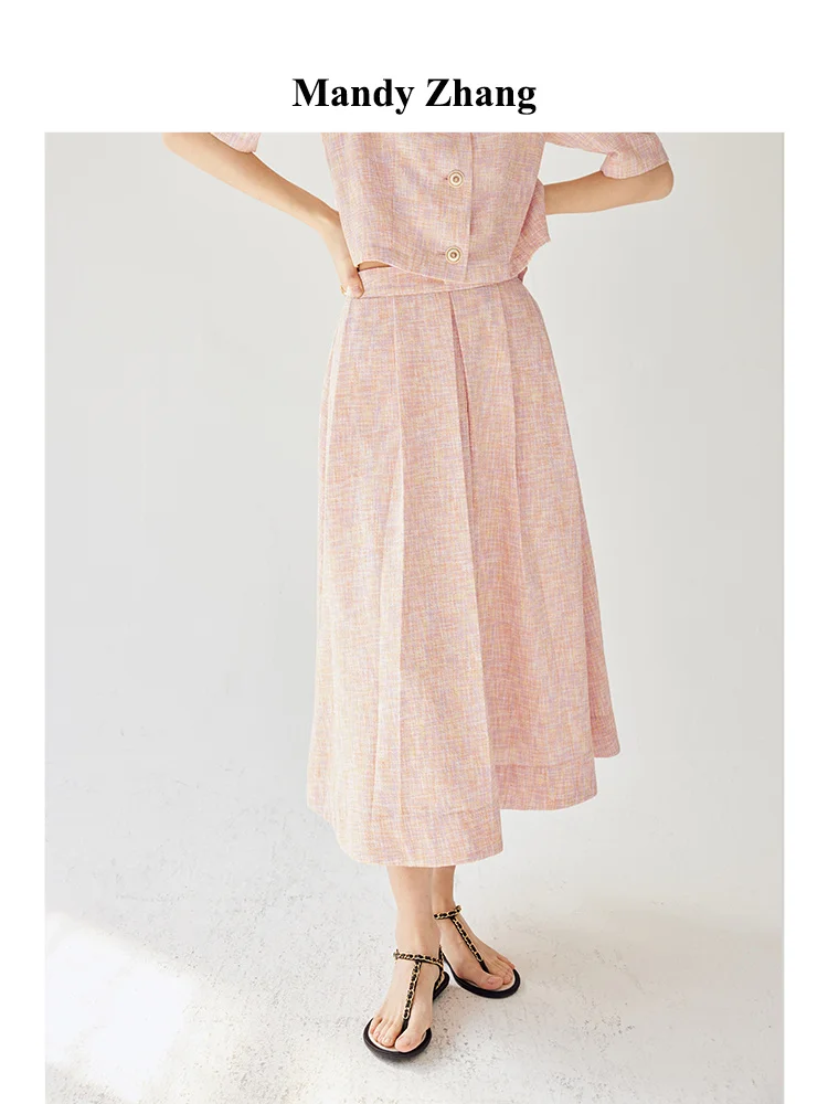 Light and Thin Floral Yarn Small Fragrance A-line Half length Skirt 2023 New Slim Pressed Pleated Skirt Summer Girl
Light and Thin Floral Yarn Small Fragrance A-line Half length Skirt 2023 New Slim Pressed Pleated Skirt Summer Girl