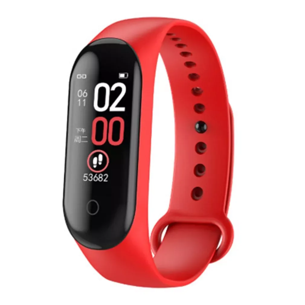 M4 Smartwatch Smart Bracelet Heart Rate Monitor for Health Monitoring Color screen waterproof sports bracelet
M4 Smartwatch Smart Bracelet Heart Rate Monitor for Health Monitoring Color screen waterproof sports bracelet