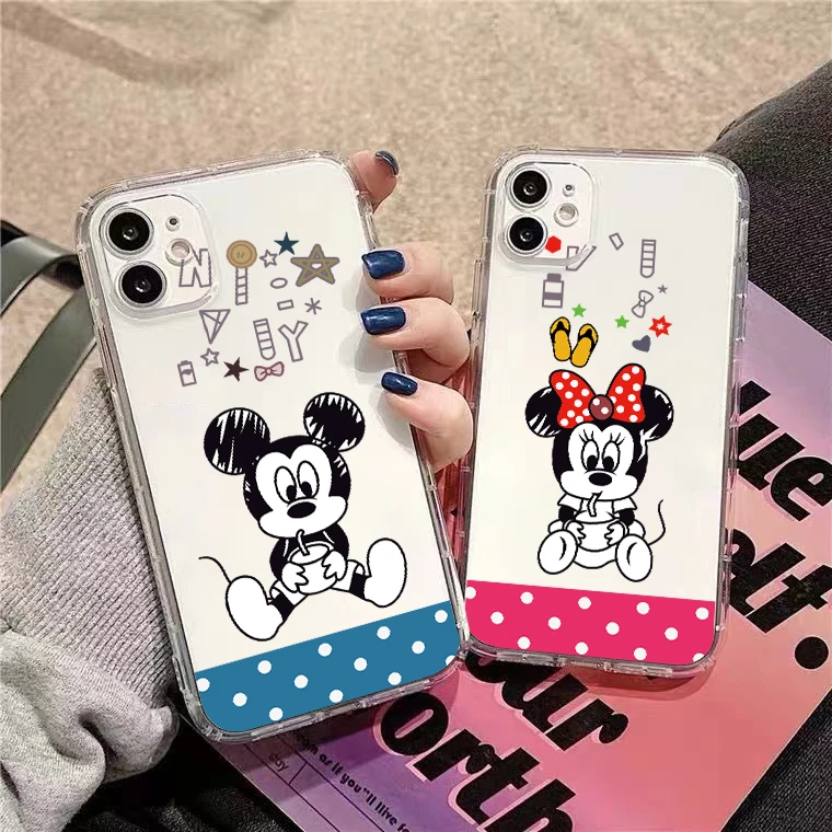 Disney Mickey Minnie Mouse For iPhone 13 12 11 Pro 12 13 Mini X XR XS Max 6 6S 7 8 Plus SE2020 Clear Phone Case TPU Cases
Disney Mickey Minnie Mouse For iPhone 13 12 11 Pro 12 13 Mini X XR XS Max 6 6S 7 8 Plus SE2020 Clear Phone Case TPU Cases