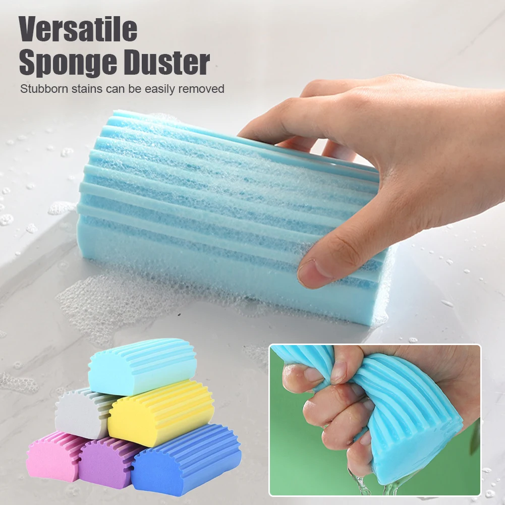 Reusable Damp Clean Duster Sponge Portable Multi-purpose Cleaning Sponge Brush For Cleaning Blinds Glass Household Cleaning Tool
Reusable Damp Clean Duster Sponge Portable Multi-purpose Cleaning Sponge Brush For Cleaning Blinds Glass Household Cleaning Tool