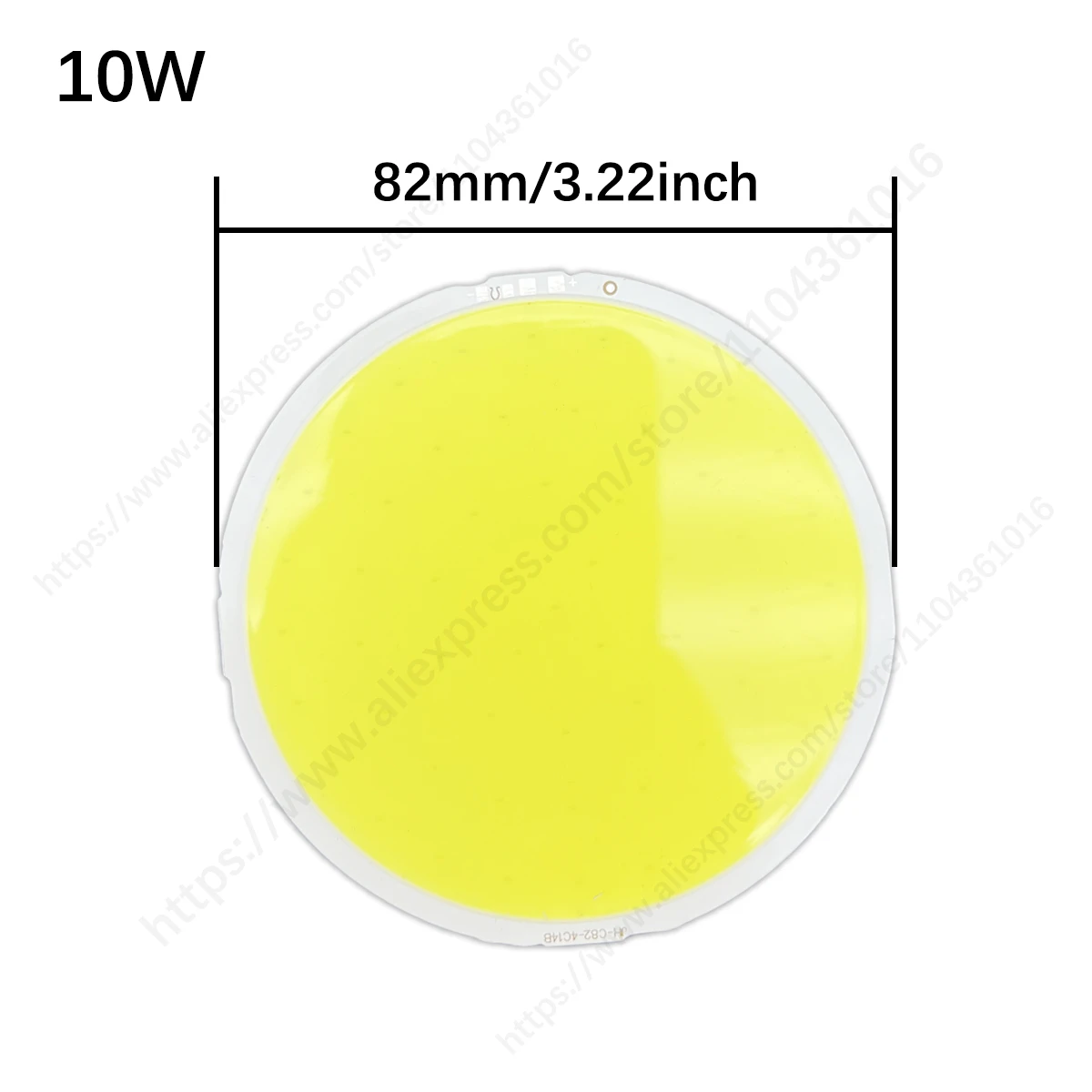 Светодиодная панель LED COB 82 мм холодного белого цвета
Светодиодная панель LED COB 82 мм холодного белого цвета
