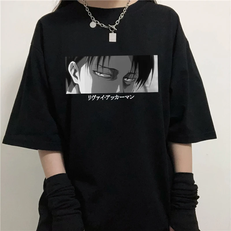 Summer Women T-shirt New Japanese Anime Attack on Titan Large Size Short Sleeve Loose Streetwear Tees Casual Harajuku Clothing
Summer Women T-shirt New Japanese Anime Attack on Titan Large Size Short Sleeve Loose Streetwear Tees Casual Harajuku Clothing