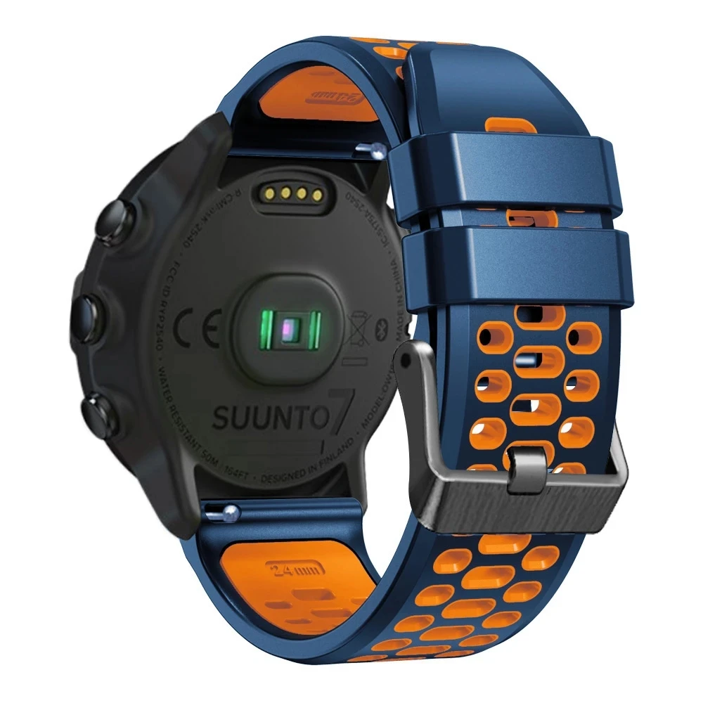 24mmSilicone Strap For Suunto 9 Baro Suunto 7 D5 Spartan Sport Wrist HR Smart Watch Band Breathable Bracelet Wristband Watchband
24mmSilicone Strap For Suunto 9 Baro Suunto 7 D5 Spartan Sport Wrist HR Smart Watch Band Breathable Bracelet Wristband Watchband