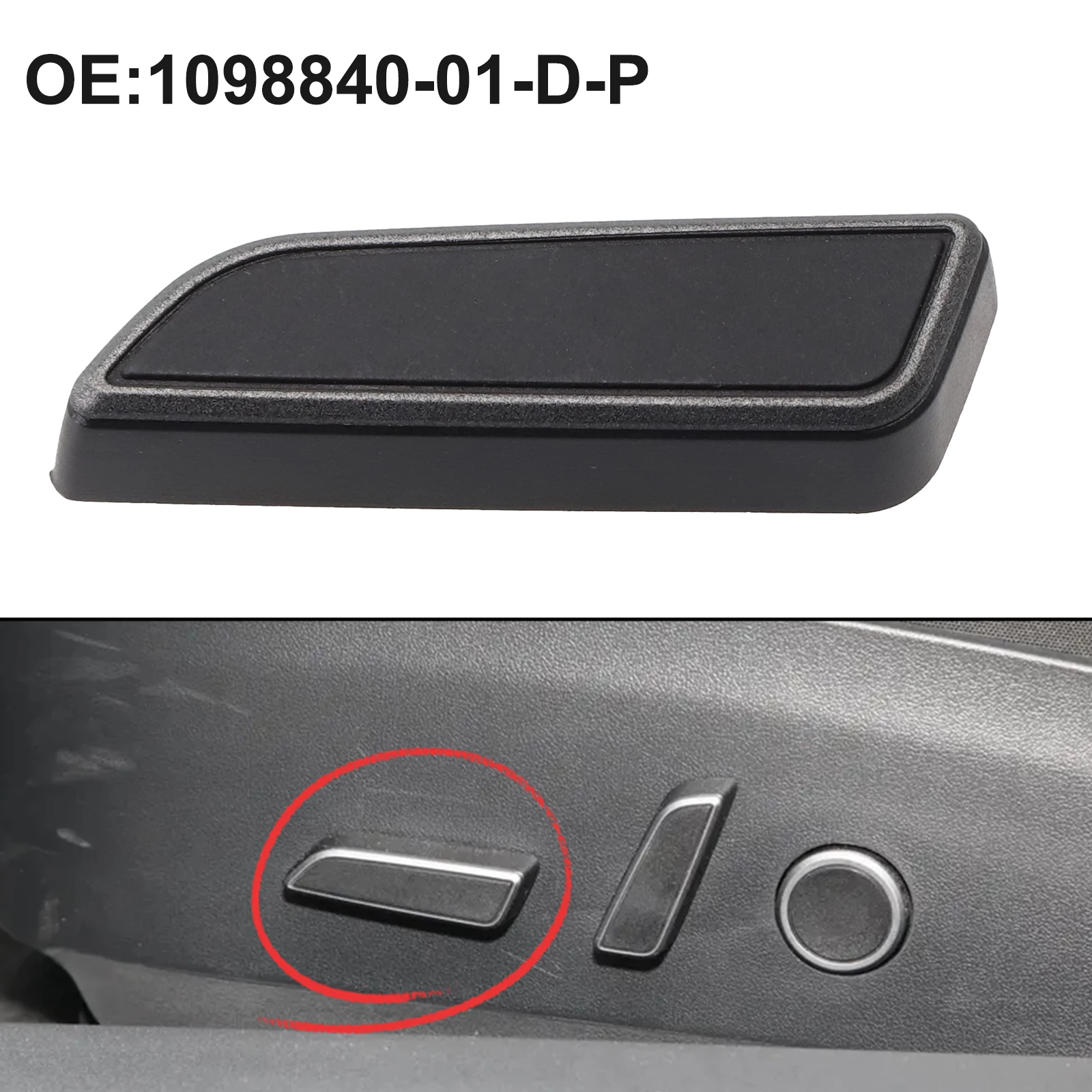 1pc For Tesla Model 3 2021-2023 Left-Hand Side Seats Cushion Button Main Driver Forward Switch Button #1098840-01-D
1pc For Tesla Model 3 2021-2023 Left-Hand Side Seats Cushion Button Main Driver Forward Switch Button #1098840-01-D