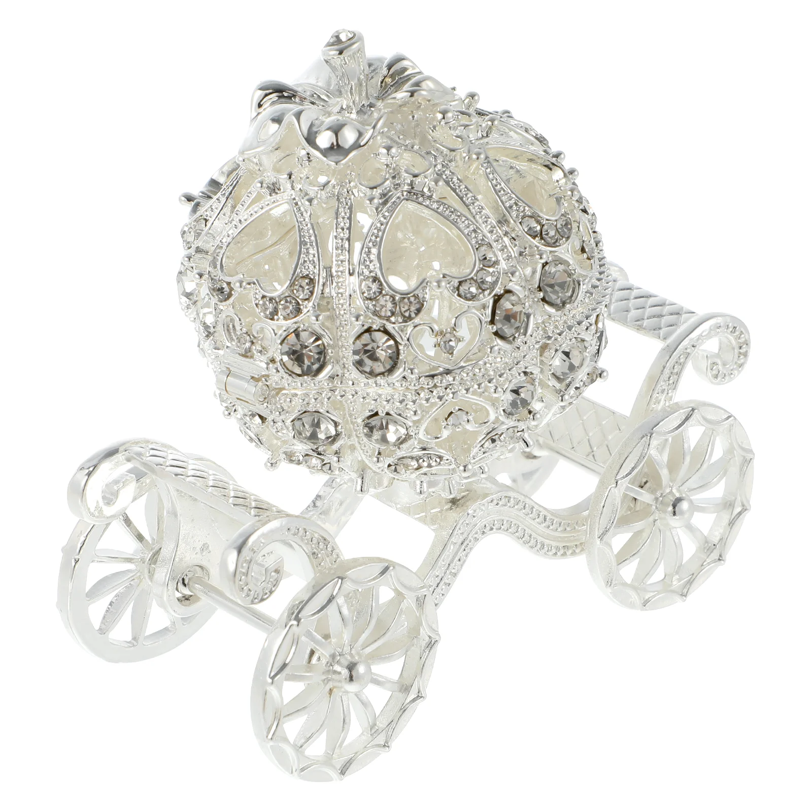 1pc Rhinestone Carriage Ornament Jewelry Holder Trinket Box Tabletop Decor Pumpkin Carriage
1pc Rhinestone Carriage Ornament Jewelry Holder Trinket Box Tabletop Decor Pumpkin Carriage