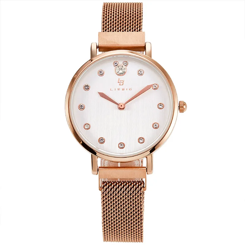 Новые роскошные полностью стальные золотые кварцевые наручные часы LIEBIG для женщин, повседневные водонепроницаемые спортивные часы, женские часы, мужские часы
Новые роскошные полностью стальные золотые кварцевые наручные часы LIEBIG для женщин, повседневные водонепроницаемые спортивные часы, женские часы, мужские часы