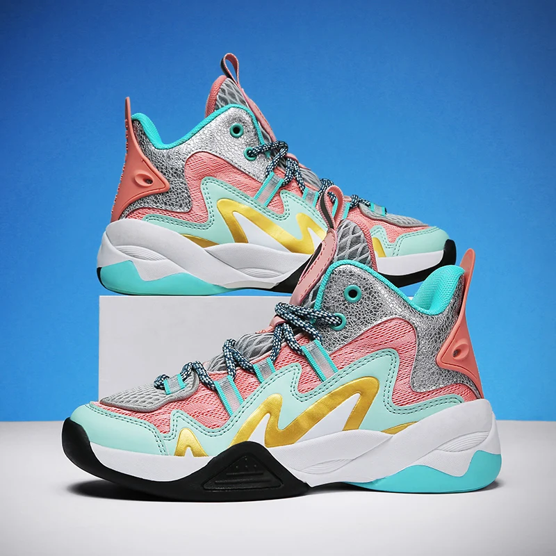 New Basketball Shoes Kids Anti-Slip Basketball Trainers High Top Kids Designer Sneakers Outdoor Basket Shoes Boy Running Shoes
New Basketball Shoes Kids Anti-Slip Basketball Trainers High Top Kids Designer Sneakers Outdoor Basket Shoes Boy Running Shoes