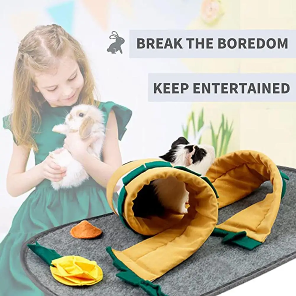 Pet Tunnel Toy Foraging Mat For Guinea Pig Hamster Golden Bear Chinchilla Squirrel
Pet Tunnel Toy Foraging Mat For Guinea Pig Hamster Golden Bear Chinchilla Squirrel
