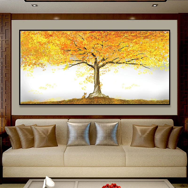 Autumn Fallen Leaves Posters Yellow Tree Canvas Paintings Landscape Art Picture On The Wall Home Decoration Cuadros For Bedroom
Autumn Fallen Leaves Posters Yellow Tree Canvas Paintings Landscape Art Picture On The Wall Home Decoration Cuadros For Bedroom