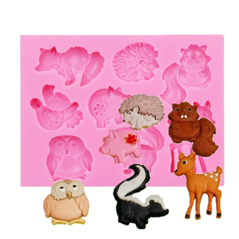 Owl Squirrel Giraffe Animals Silicone Cake Molds Fondant Cake Decorating Baking Tools For Kitchen Chocolate Gumpaste Candy Mould
Owl Squirrel Giraffe Animals Silicone Cake Molds Fondant Cake Decorating Baking Tools For Kitchen Chocolate Gumpaste Candy Mould