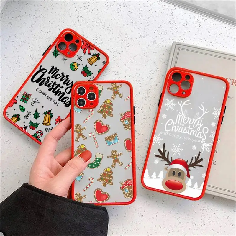 Christmas deer santa new year gifts Phone Case matte transparent For iphone 11 12 13 6 s 7 8 plus mini x xs xr pro max cover
Christmas deer santa new year gifts Phone Case matte transparent For iphone 11 12 13 6 s 7 8 plus mini x xs xr pro max cover
