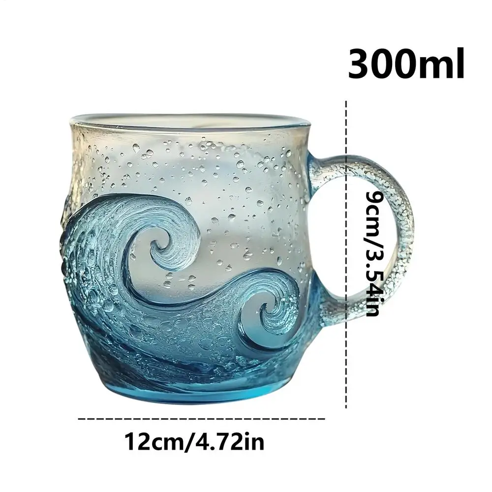 Стеклянная кружка Wave Design 300 мл
Стеклянная кружка Wave Design 300 мл