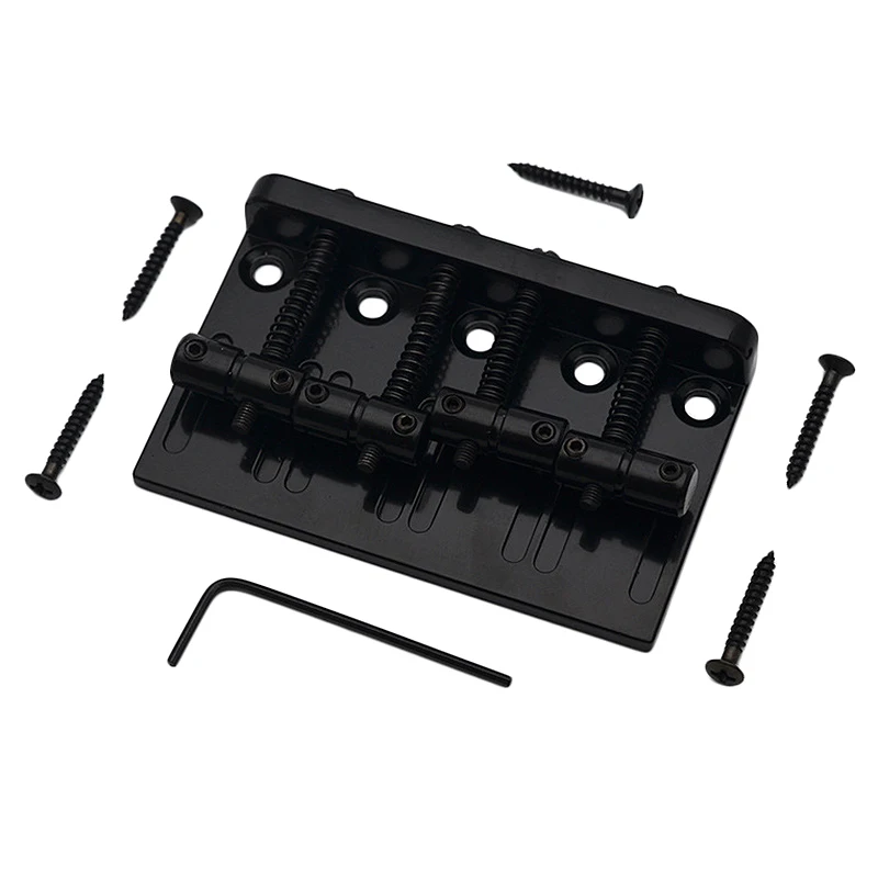 4 String Hardtail Bass Guitar Bridge for Fender Precision Jazz Bass Style Bass Black
4 String Hardtail Bass Guitar Bridge for Fender Precision Jazz Bass Style Bass Black