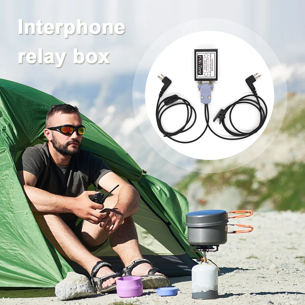RC-208 Walkie Talkie Relay Box COM Port Two Way Radio Replaceable Plug Repeater for Walkie Talkie Cave Construction for Baofeng
RC-208 Walkie Talkie Relay Box COM Port Two Way Radio Replaceable Plug Repeater for Walkie Talkie Cave Construction for Baofeng