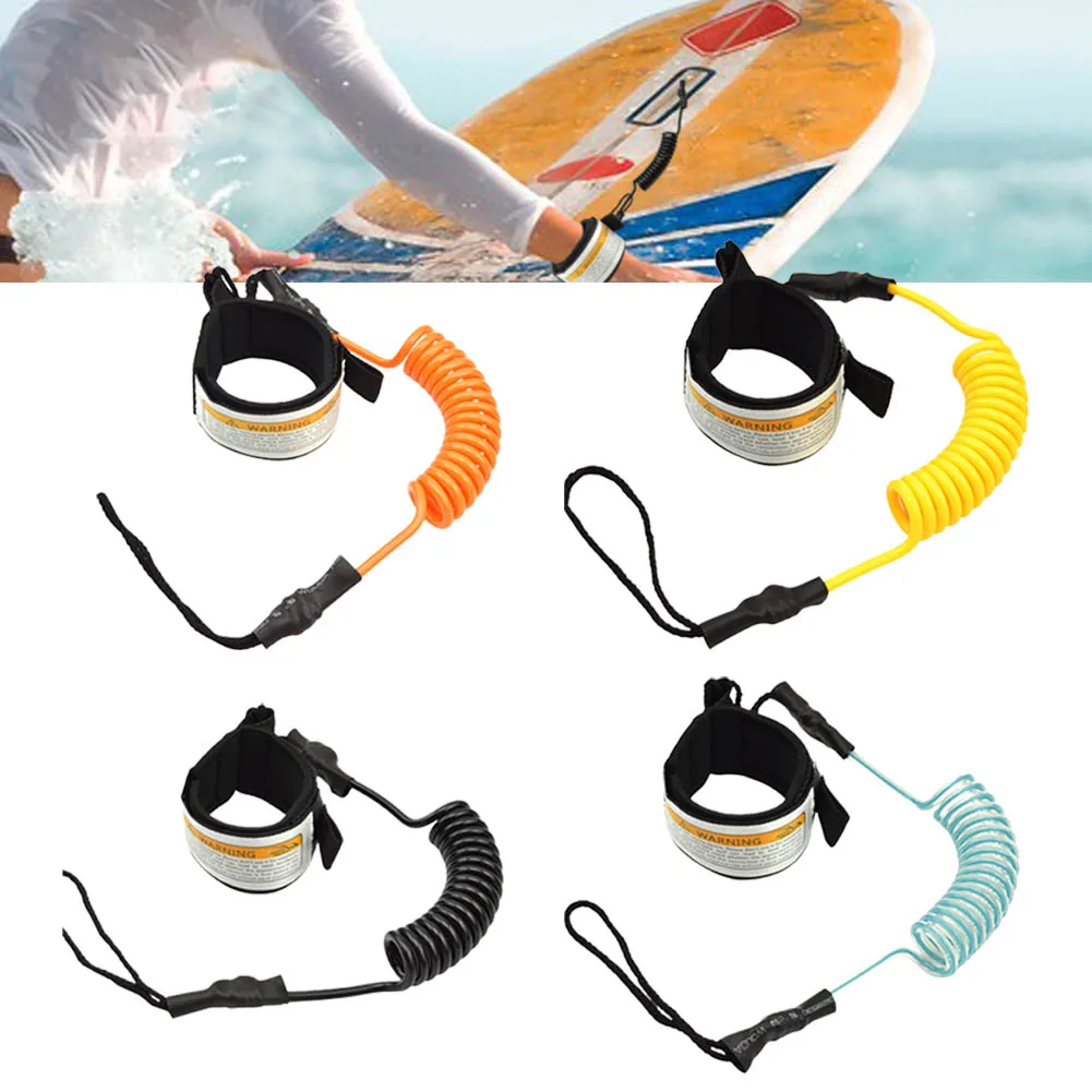 5ft Coiled Surf Leash Safety Hand Rope For Stand Up Paddle Board Surfboard TPU Spring Rope High Quality Accessories
5ft Coiled Surf Leash Safety Hand Rope For Stand Up Paddle Board Surfboard TPU Spring Rope High Quality Accessories