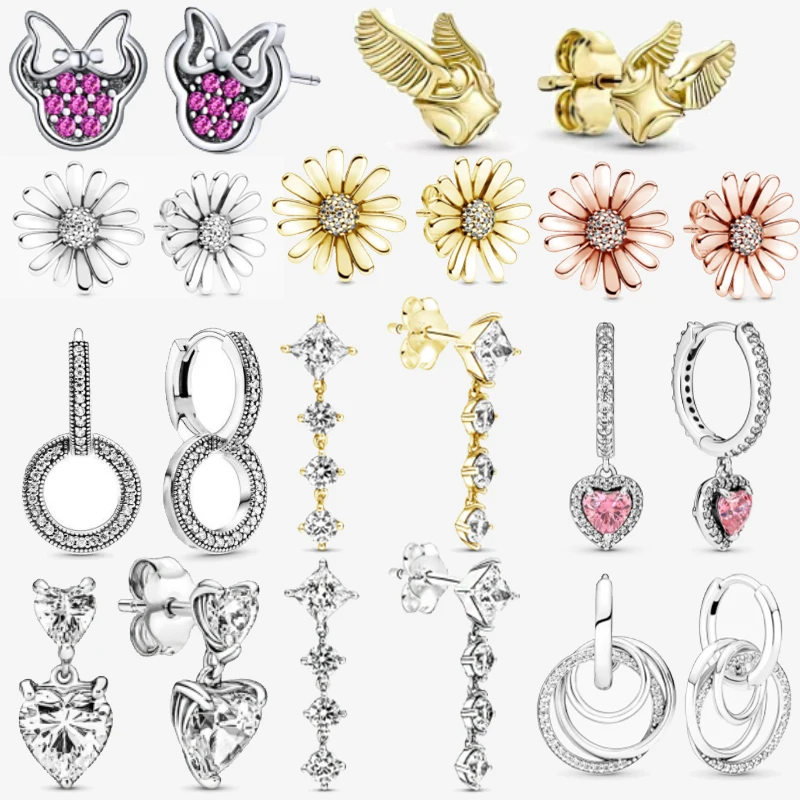 2022 Trendy Tibetan Silver Daisy Domed Golden Heart Sparkling Halo Stud Earrings Women Birthday Jewelry Gift
2022 Trendy Tibetan Silver Daisy Domed Golden Heart Sparkling Halo Stud Earrings Women Birthday Jewelry Gift
