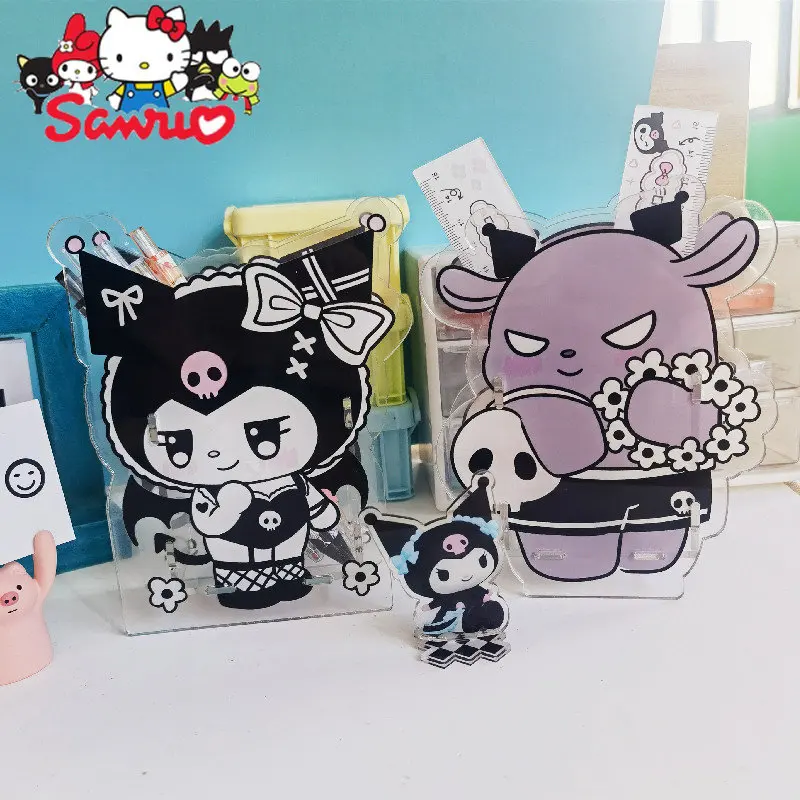 1Pc Sanrio Kuromi Baku Couple Pen Holder Cartoon Student Desktop Decoration Organization Acrylic Stationery Storage Pen Holder
1Pc Sanrio Kuromi Baku Couple Pen Holder Cartoon Student Desktop Decoration Organization Acrylic Stationery Storage Pen Holder