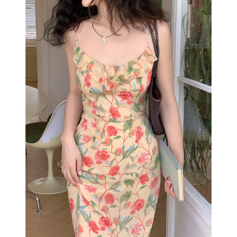 Floral Fairy Slip Evening Dress Sexy Sundress Vintage Clothes Midi Elegant Dresses for Women 2022 Summer Festival Clothing
Floral Fairy Slip Evening Dress Sexy Sundress Vintage Clothes Midi Elegant Dresses for Women 2022 Summer Festival Clothing