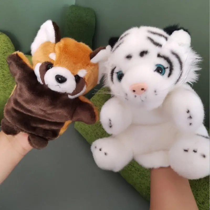 Simulated Animal Hand Puppet Plush Raccoon Tiger Panda Cute Cartoon Pacify Doll Parent-Child Children Birthday Gifts Toys 2022
Simulated Animal Hand Puppet Plush Raccoon Tiger Panda Cute Cartoon Pacify Doll Parent-Child Children Birthday Gifts Toys 2022