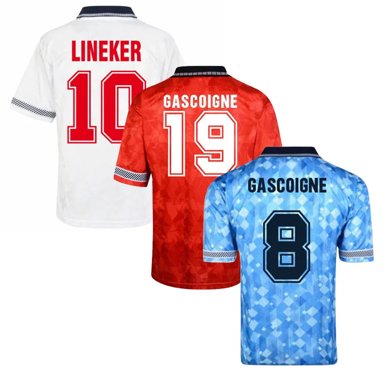 1990 Retro Jerseys WADDLE PEARCE BARNES LINEKER GASCOIGNE Classic Shirts Vintage Jerseys 
1990 Retro Jerseys WADDLE PEARCE BARNES LINEKER GASCOIGNE Classic Shirts Vintage Jerseys