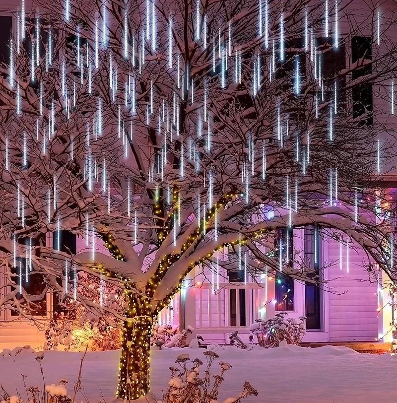 30/50 Cm 10 Tube Meteor Shower Rain LED String Lights Christmas Tree Decoration Street Garland Decoration Noel New Year Navidad
30/50 Cm 10 Tube Meteor Shower Rain LED String Lights Christmas Tree Decoration Street Garland Decoration Noel New Year Navidad