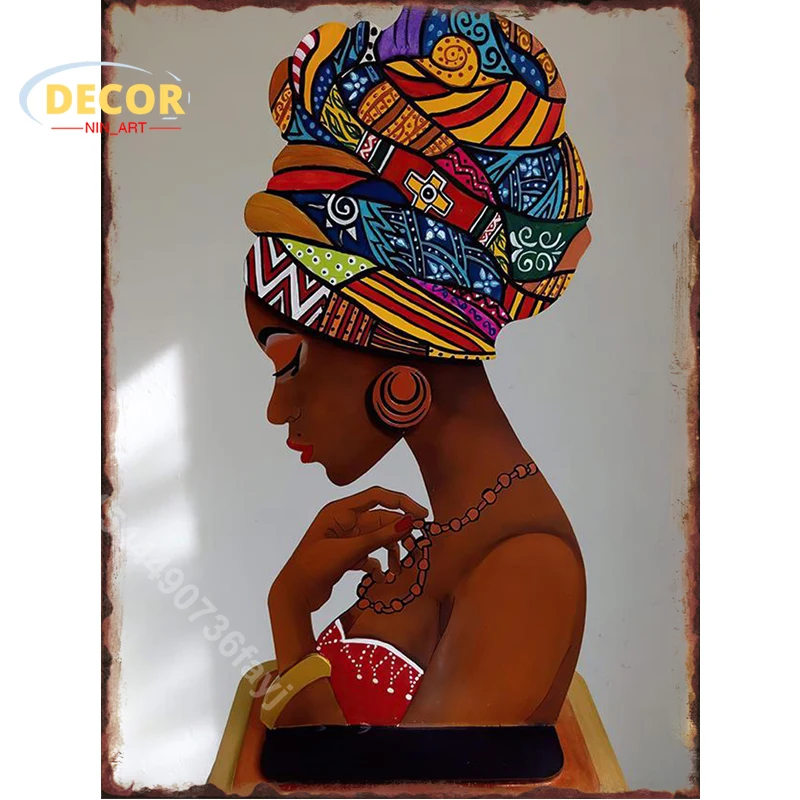 Abstract Figure African Women Metal Tin Sign Poster for Portrait Wall Art Living Room Home Decor Picture Aesthetic Decoration
Abstract Figure African Women Metal Tin Sign Poster for Portrait Wall Art Living Room Home Decor Picture Aesthetic Decoration