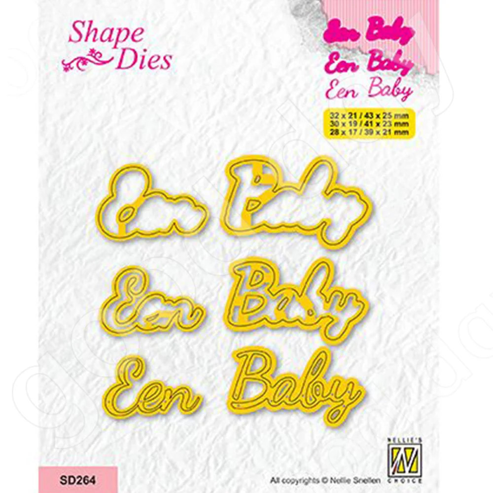 Een Baby Metal Cutting Dies Scrapbook Diary Decoration Embossing Template Diy Greeting Card Handmade Hot Sale 2022 New Arrival
Een Baby Metal Cutting Dies Scrapbook Diary Decoration Embossing Template Diy Greeting Card Handmade Hot Sale 2022 New Arrival