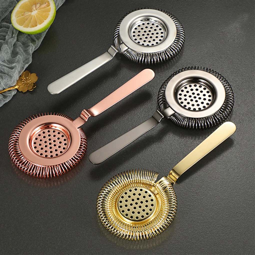 Stainless Steel Anti-slip Bar Strainer Polished Detachable Ice Wine Filter Indoor Household Professional Bartending Tools
Stainless Steel Anti-slip Bar Strainer Polished Detachable Ice Wine Filter Indoor Household Professional Bartending Tools