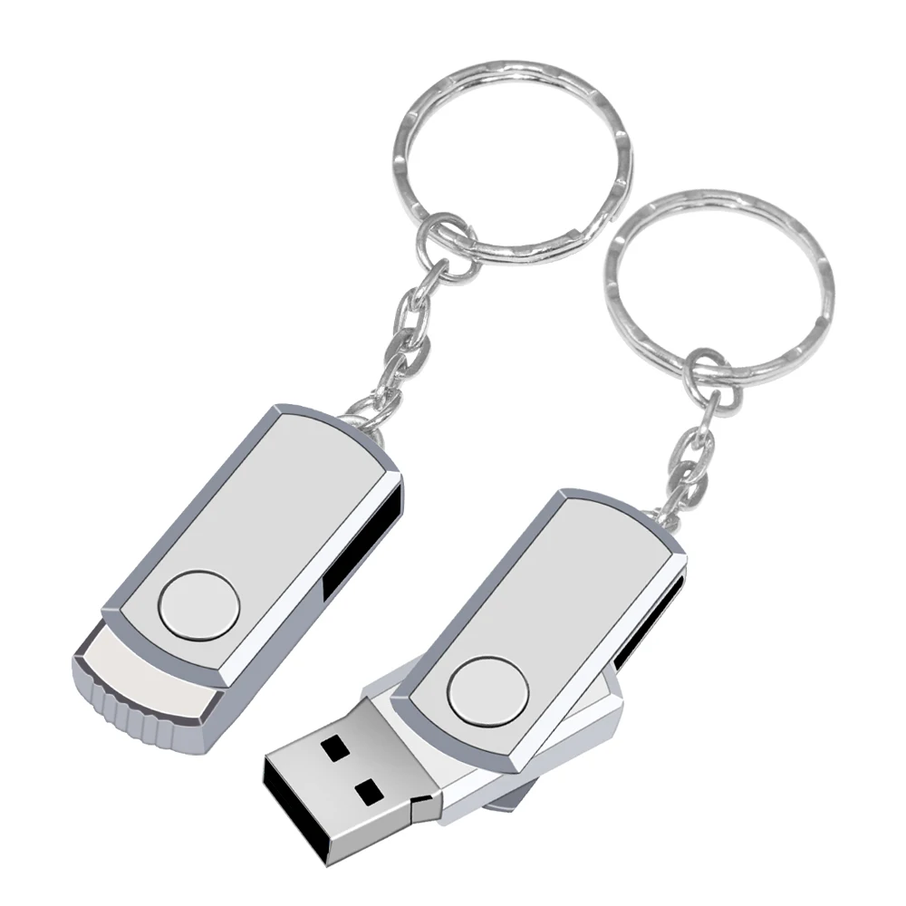 New USB 2.0 Metal Key Chain USB Flash Drive 32GB 64GB 4GB Pen Drive 8GB 16GB Pendrive Roation Design High Speed USB Memory Stick
New USB 2.0 Metal Key Chain USB Flash Drive 32GB 64GB 4GB Pen Drive 8GB 16GB Pendrive Roation Design High Speed USB Memory Stick