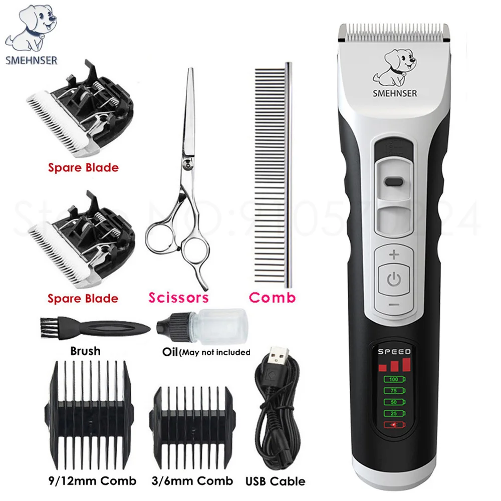 Smehnser X12D Pets Dogs Accessories Comb Clipper for Animals Scissor Hair Trimmer Machine Professional Dog Cutting Pet Grooming
Smehnser X12D Pets Dogs Accessories Comb Clipper for Animals Scissor Hair Trimmer Machine Professional Dog Cutting Pet Grooming