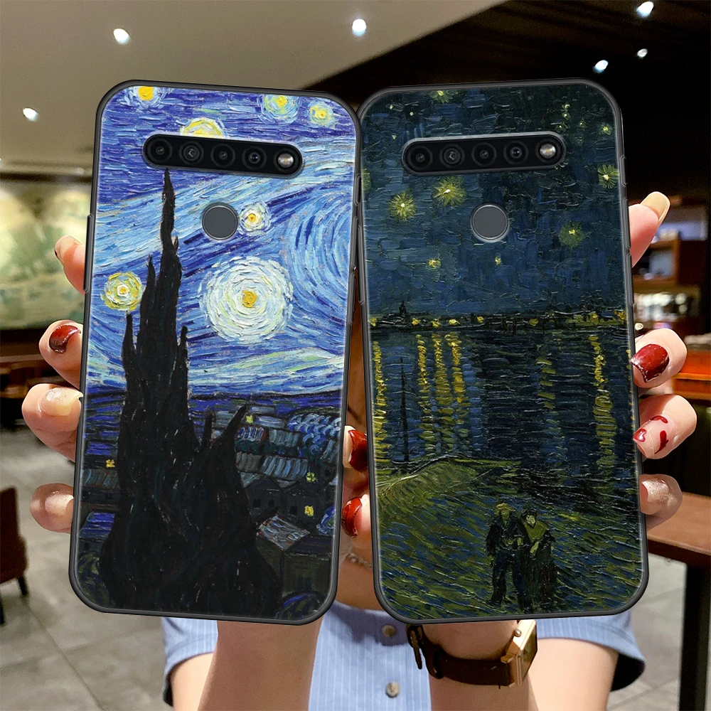 Case Coque for LG Q61 K50 K61 K42 G7 G8 ThinQ K41s K50s G6 K71 Q52 Silicone Capinha Cell Soft Paintings Starry Night Van Gogh
Case Coque for LG Q61 K50 K61 K42 G7 G8 ThinQ K41s K50s G6 K71 Q52 Silicone Capinha Cell Soft Paintings Starry Night Van Gogh
