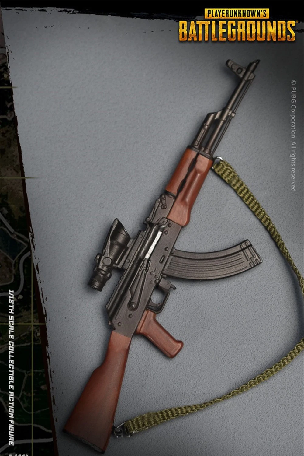 1/12th SoldierStory SSG-001 Battlegrounds Winner Winner To Be Chicken Series Assault AKM Weapon Clips Model Doll Scene Component
1/12th SoldierStory SSG-001 Battlegrounds Winner Winner To Be Chicken Series Assault AKM Weapon Clips Model Doll Scene Component