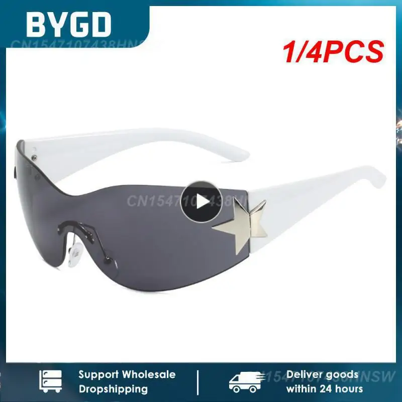 1/4PCS One Piece Wrap Around Sunglasses Rimless Sunglasses Women Men Oversized Trendy Punk Goggles Sports Sun Glass Shades
1/4PCS One Piece Wrap Around Sunglasses Rimless Sunglasses Women Men Oversized Trendy Punk Goggles Sports Sun Glass Shades