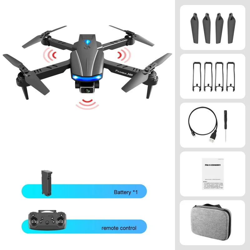 Folding Remote Control Aircraft S85 Dual Lens HD Aerial Photography Four Axis Aircraftcamera Drone
Folding Remote Control Aircraft S85 Dual Lens HD Aerial Photography Four Axis Aircraftcamera Drone