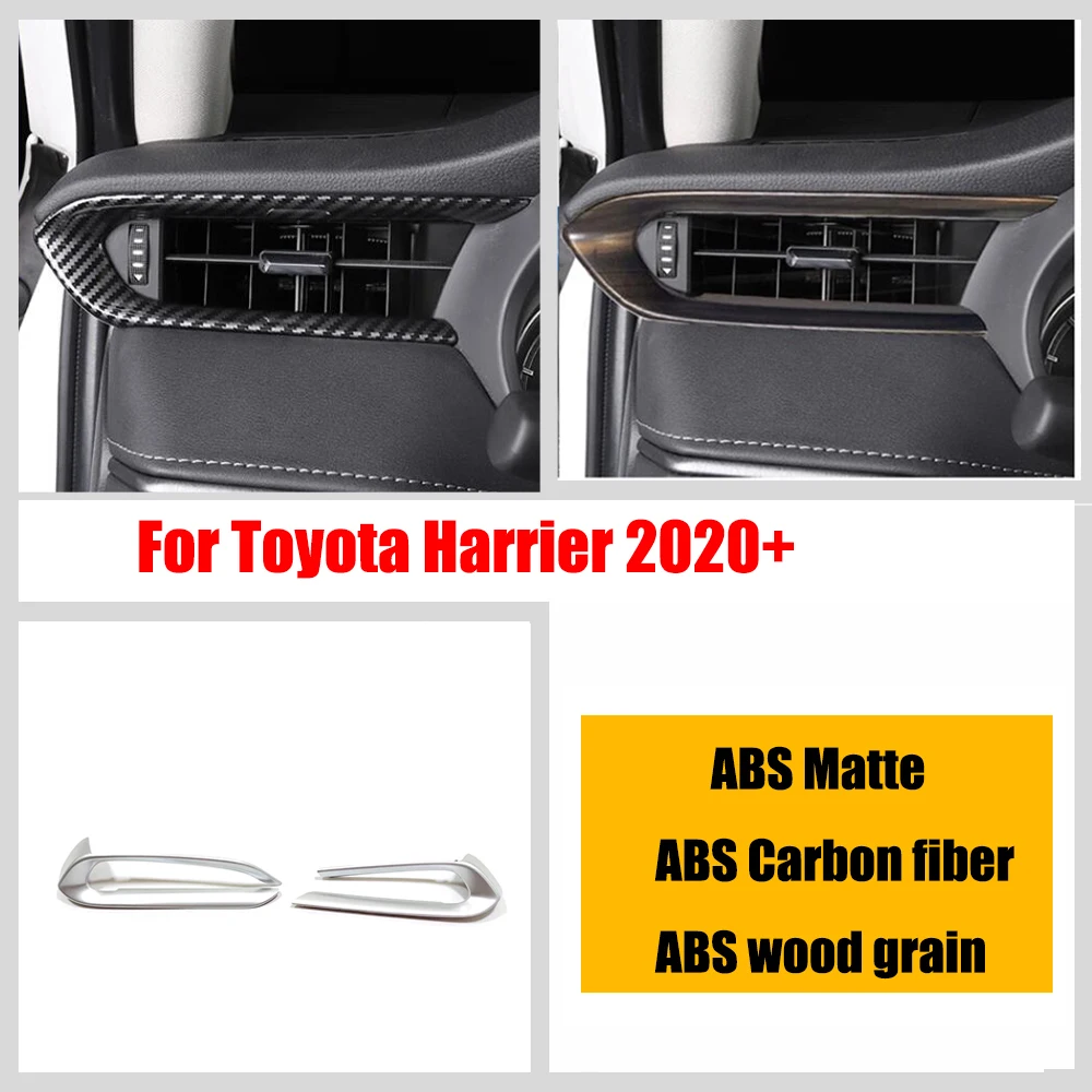 ABS Wood carbon Matte Car left and right air conditioning outlet Cover Trim For Toyota Harrier 2020 2021 Interior Accessories
ABS Wood carbon Matte Car left and right air conditioning outlet Cover Trim For Toyota Harrier 2020 2021 Interior Accessories
