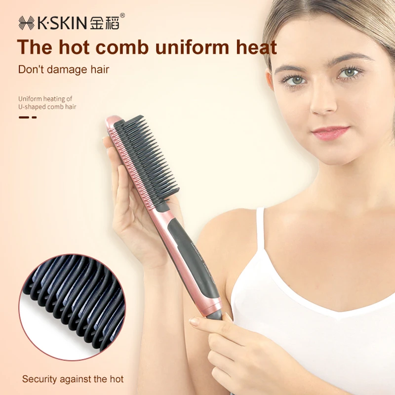 Hair Straightener Set Comb Hair Curly Detangling Brush Professional Multifunctional 2 In 1 Fast Heating Anti-Scald Styler Tools
Hair Straightener Set Comb Hair Curly Detangling Brush Professional Multifunctional 2 In 1 Fast Heating Anti-Scald Styler Tools